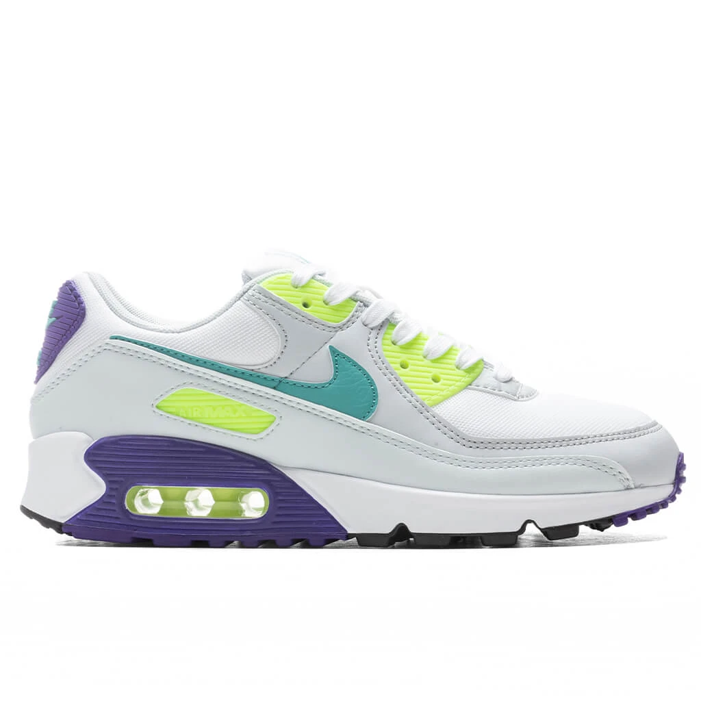 Nike Air Max 90 Women's - White/Washed Teal 3 Nike Air Max 90 Women's - White/Washed Teal