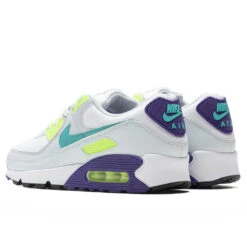 Nike Air Max 90 Women's - White/Washed Teal 8 Nike Air Max 90 Women's - White/Washed Teal -Birkenstock Store Nike Air Max 90 Womens White Washed Teal DH5072 100 05 01 22 Feature 38