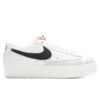 Nike Women's Blazer Low Platform - White/Black/Sail 2 Nike Women's Blazer Low Platform - White/Black/Sail -Birkenstock Store Nike Blazer Low Platform WHITE BLACK SAIL TEAM ORANGE DJ0292 101 07 28 23 Feature KN