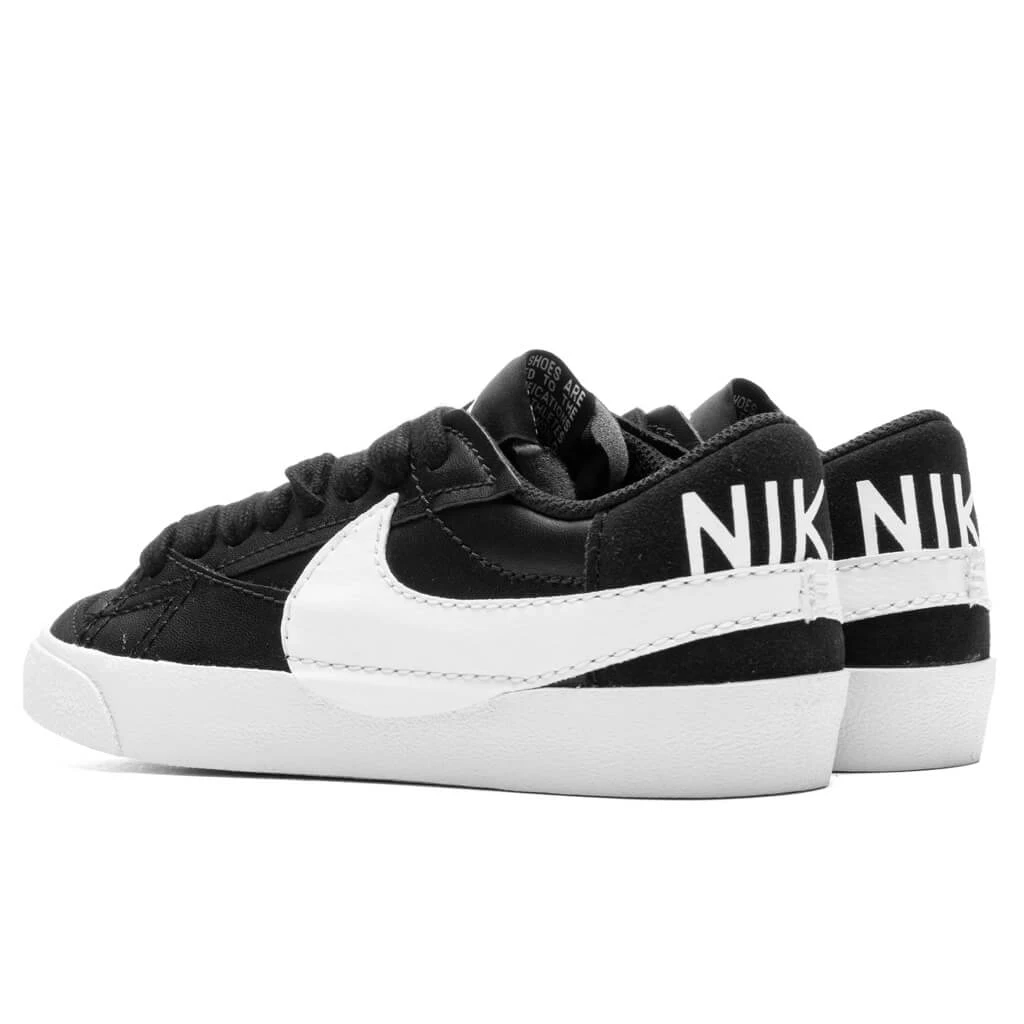 Nike Women's Blazer Low '77 Jumbo - Black/White/Team Orange 5 Nike Women's Blazer Low '77 Jumbo - Black/White/Team Orange - Image 3