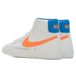 Nike Women's Blazer Mid '77 - Sail/Total Orange/LT Photo Blue -Birkenstock Store Nike Blazer Mid 77 Women s Sail Total Orange LT Photon Blue DQ4692 100 11 27 2021 01 3