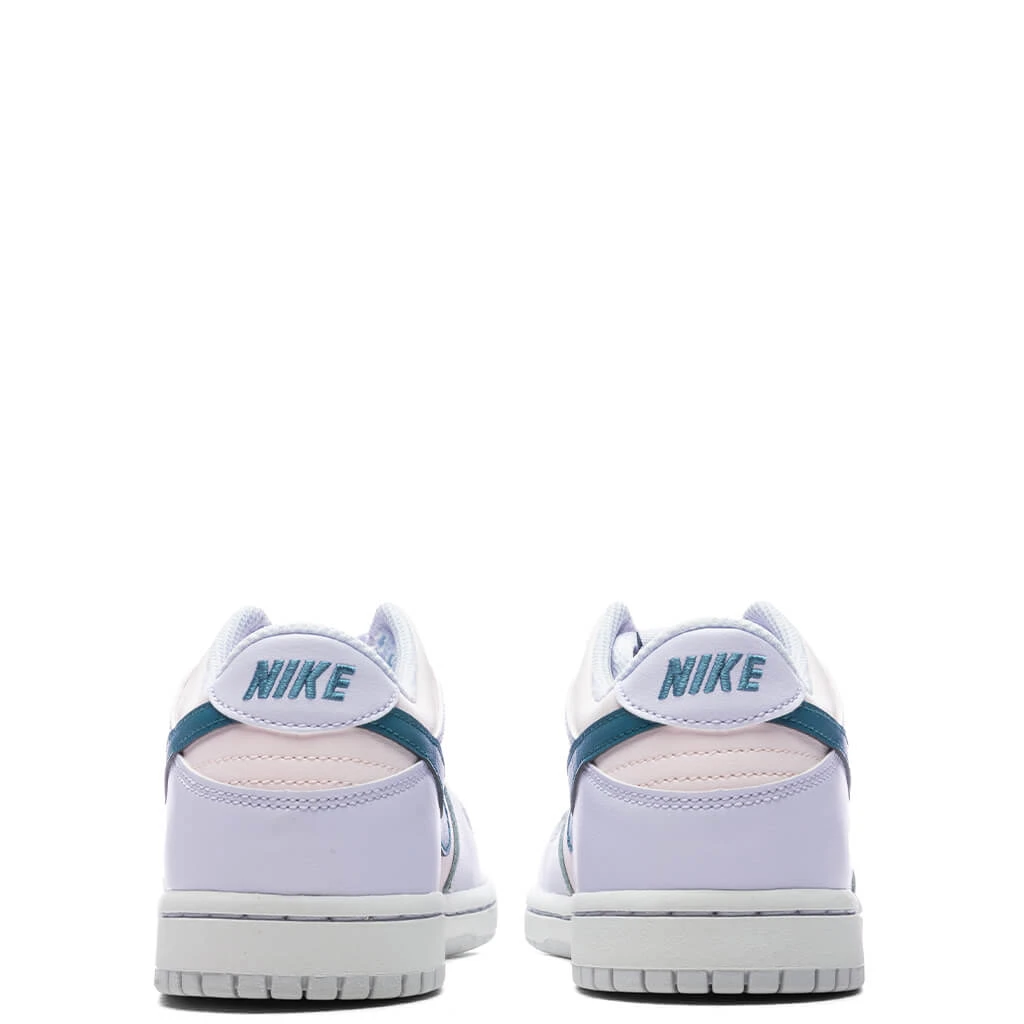 Nike Dunk Low (PS) - Football Grey/Mineral Teal/Pearl Pink 6 Nike Dunk Low (PS) - Football Grey/Mineral Teal/Pearl Pink - Image 4