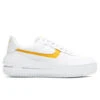 Nike Women's Air Force 1 PLT.AF.ORM - White/Yellow Ochre/Summit White -Birkenstock Store Nike Women s Air Force 1 PLT.AF .ORM White Yellow Ochre Summit White DJ9946 102 08 16 22 Feature JORDAN VR