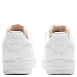 Nike Women's Air Force 1 '07 LX "Bling" - White/Summit White -Birkenstock Store Nike Women s Air Force 1 07 LX Bling White Summit White CZ8101 100 11 12 22 Feature DV 6