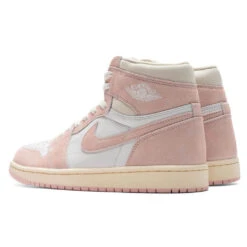 Air Jordan 1 Retro Hi OG Women's Washed Pink - Atmosphere/White/Muslin -Birkenstock Store Nike Women s Air Jordan 1 Retro Hi OG Atmosphere White Muslin FD2596 600 03 24 23 Feature DV 5