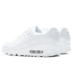 Nike Women's Air Max 90 - White/White/White -Birkenstock Store Nike Women s Air Max 90 White White White DH8010 100 09 30 22 Feature DV 3
