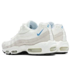 Nike Women's Air Max 95 - Summit White/University Blue -Birkenstock Store Nike Women s Air Max 95 Summit White University Blue DJ9981 100 11 27 22 Feature JM 3