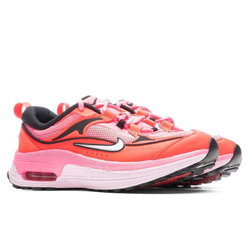Nike Women's Air Max Bliss - Laser Pink/White/Solar Red 4 Nike Women's Air Max Bliss - Laser Pink/White/Solar Red - Image 2