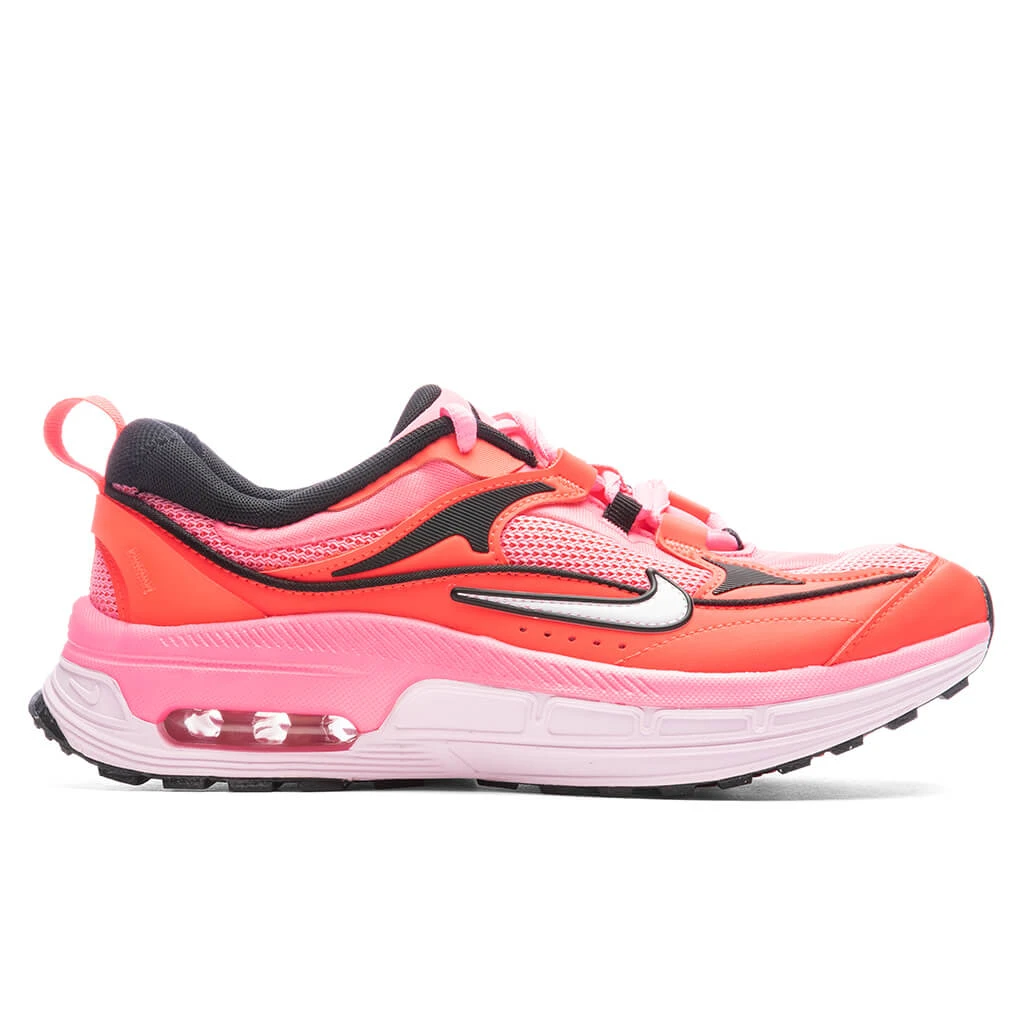 Nike Women's Air Max Bliss - Laser Pink/White/Solar Red 3 Nike Women's Air Max Bliss - Laser Pink/White/Solar Red