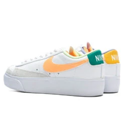 Nike Women's Blazer Low Platform - White/Peach Cream -Birkenstock Store Nike Women s Blazer Low Platform White Peach Cream DX3719 100 12 03 22 Feature JM 5