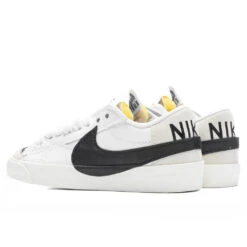 Nike Women's Blazer Low '77 Jumbo - White/Black/Sail -Birkenstock Store Nike Women s Blazer Low 77 Jumbo White Black White DQ1470 101 11 08 22 Feature VR 2