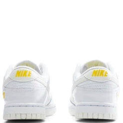 Nike Women's Dunk Low Yellow Heart - White/Optic Yellow -Birkenstock Store Nike Women s Dunk Low White Sail Optic Yellow FD0803 100 01 20 23 Feature KN 6