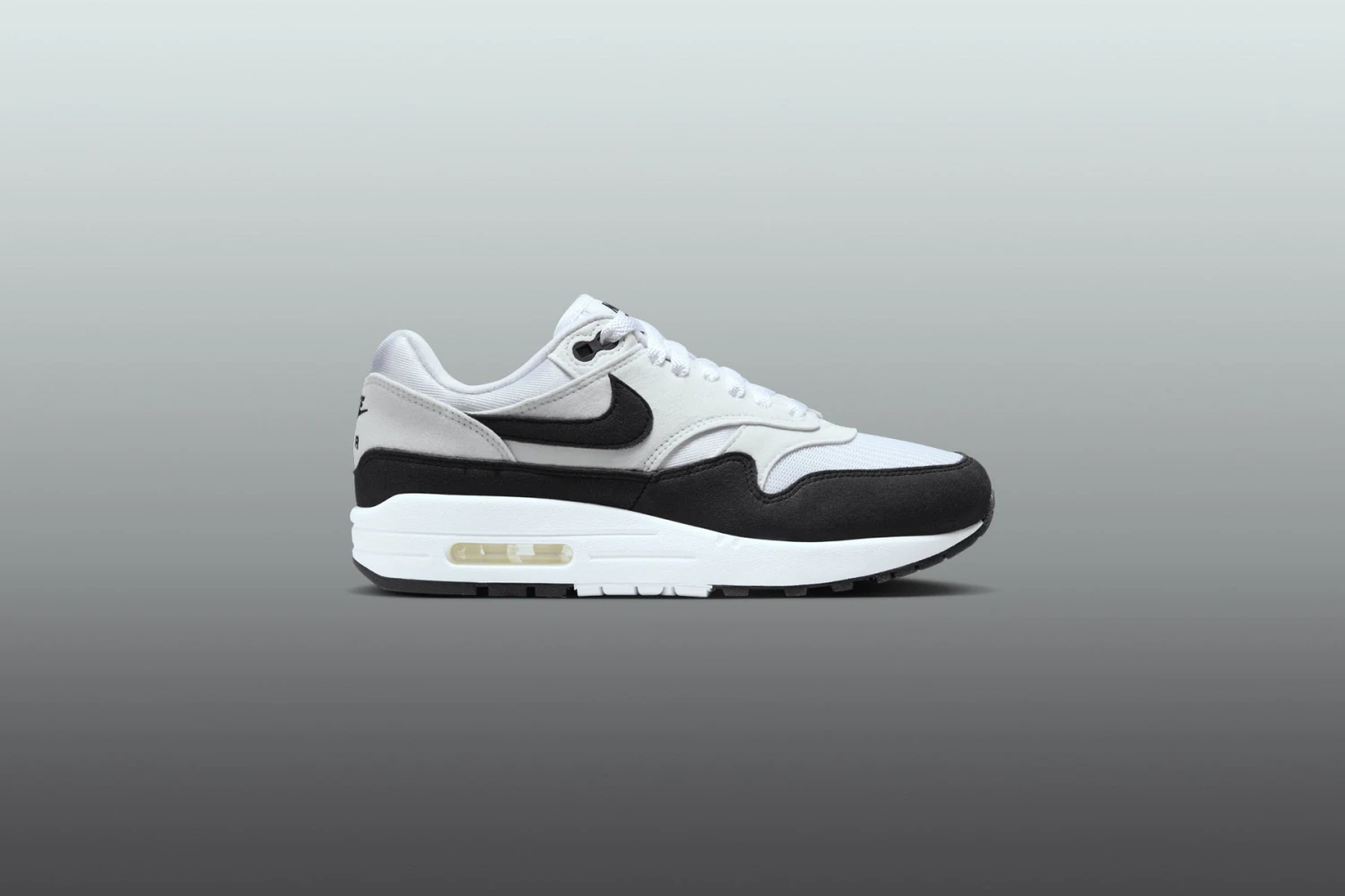 Nike Women's Air Max 1 '87 - White/Black 7 Nike Women's Air Max 1 '87 - White/Black - Image 5