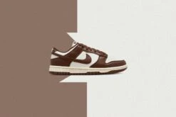 Nike Women's Dunk Low Cacao Wow - Sail/Cacao Wow/Coconut Milk -Birkenstock Store Nike Womens Dunk Low Sail Cacao Wow Coconut Milk DD1503 124 07 17 23 FEATURE 01