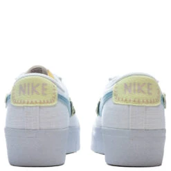 Nike Women's Blazer Low Platform Next Nature - White/Boarder Blue/Pink Oxford -Birkenstock Store NikeWomen sBlazerLowPlatformNextNature White BoarderBlue PinkOxfordDJ6376 100 4