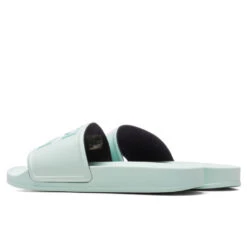 Arrow Slider - Mint/Mint -Birkenstock Store Off White c o Virgil Abloh Arrow Slider Mint OMIC010F22MAT0015151 02 02 23 Feature VR 4