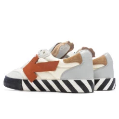Floating Arrow Low Vulcanized - White/Orange -Birkenstock Store Off White c o Virgil Abloh Floating Arrow Low Vulcanized White Orange OMIA232F22LEA0010120 11 15 22 Feature VR 4