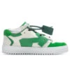 Floating Arrow Sneaker - White/Green -Birkenstock Store Off White c o Virgil Abloh Floating Arrow Sneaker White Green OMIA244F22LEA0010155 11 15 22 Feature VR