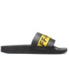 Industrial Pool Slider - Black/Yellow -Birkenstock Store Off White c o Virgil Abloh Industrial Pool Slider Black Yellow OMIC001C99MAT0011018 01 22 2022 01