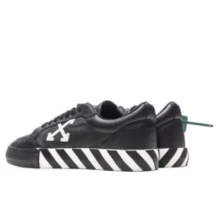 Low Vulcanized Calf Leather - Black/White -Birkenstock Store Off White c o Virgil Abloh Low Vulcanized Calf Leather Black White OMIA085C99LEA0011001 09 18 22 Feature JORDAN 4