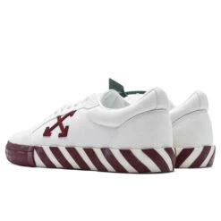 Low Suede/Canvas - White/Red -Birkenstock Store Off White c o Virgil Abloh Odsy 1000 Dark Grey Orange OMIA085F22LEA0010125 03 25 23 Feature KN 5