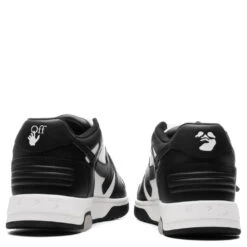 Out Of Office Calf Leather - Black/White -Birkenstock Store Off White c o Virgil Abloh Out of Office Calf Leather Black White OMIA189C99LEA0041004 04 11 23 Feature VR 6