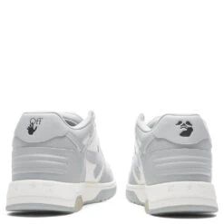 Out Of Office Calf Leather - Grey/White -Birkenstock Store Off White c o Virgil Abloh Out of Office Calf Leather Grey White OMIA189C99LEA0040901 04 11 23 Feature VR 6