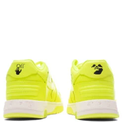 Out Of Office Calf Leather - Yellow Fluo -Birkenstock Store Off White c o Virgil Abloh Out of Office Calf Leather Yellow Fluo OMIA189F22LEA0016565 02 02 23 Feature VR 8