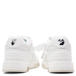 Out Of Office "For Walking" - White/Black -Birkenstock Store Off White c o Virgil Abloh Out of Office For Walking White Black OMIA189C99LEA0050110 04 11 23 Feature VR 6