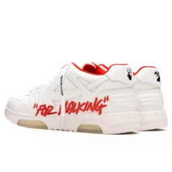 Out Of Office For Walking - White/Red 8 Out Of Office For Walking - White/Red -Birkenstock Store Off White c o Virgil Abloh Out of Office For Walking White Red OMIA189F21LEA0030125 12 01 2021 01 4
