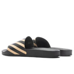 Diag Slider - Black/Beige -Birkenstock Store Off White co Virgil Abloh Diag Slider Black Beige OMIC011C99MAT0021061 04 06 23 S NF Feature 5