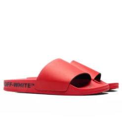 Industrial Belt Slider - Red/Black -Birkenstock Store Off Whitec oVirgilAblohIndustrialBeltSlider Red Black OMIC001S22MAT0012510 2