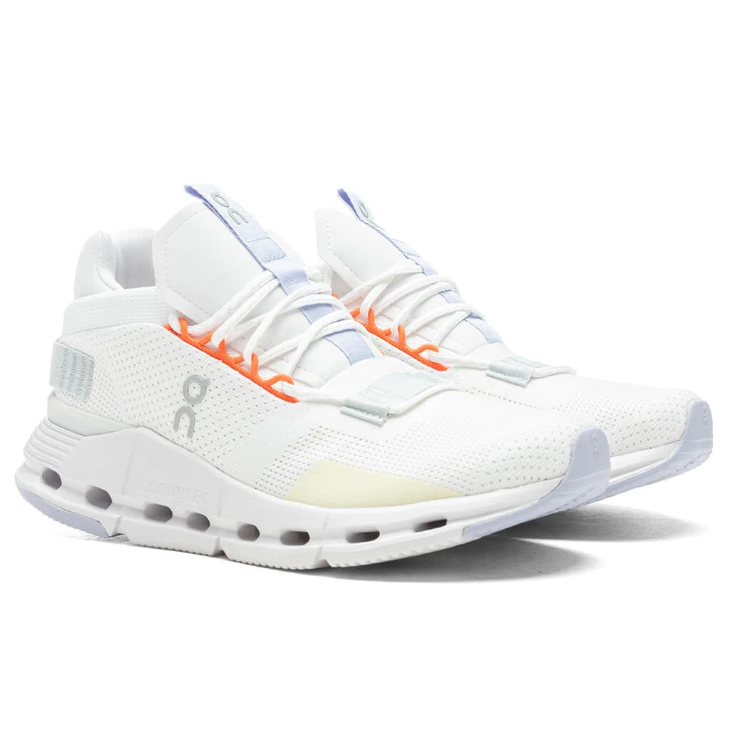On Women's Cloudnova - White/Glacier 4 On Women's Cloudnova - White/Glacier - Image 2