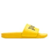 Palm Angels Pool Slide - Yellow/Black -Birkenstock Store Palm Angels Pool Slide Yellow Black PMIC001F21MAT0011810 11 20 2021 01
