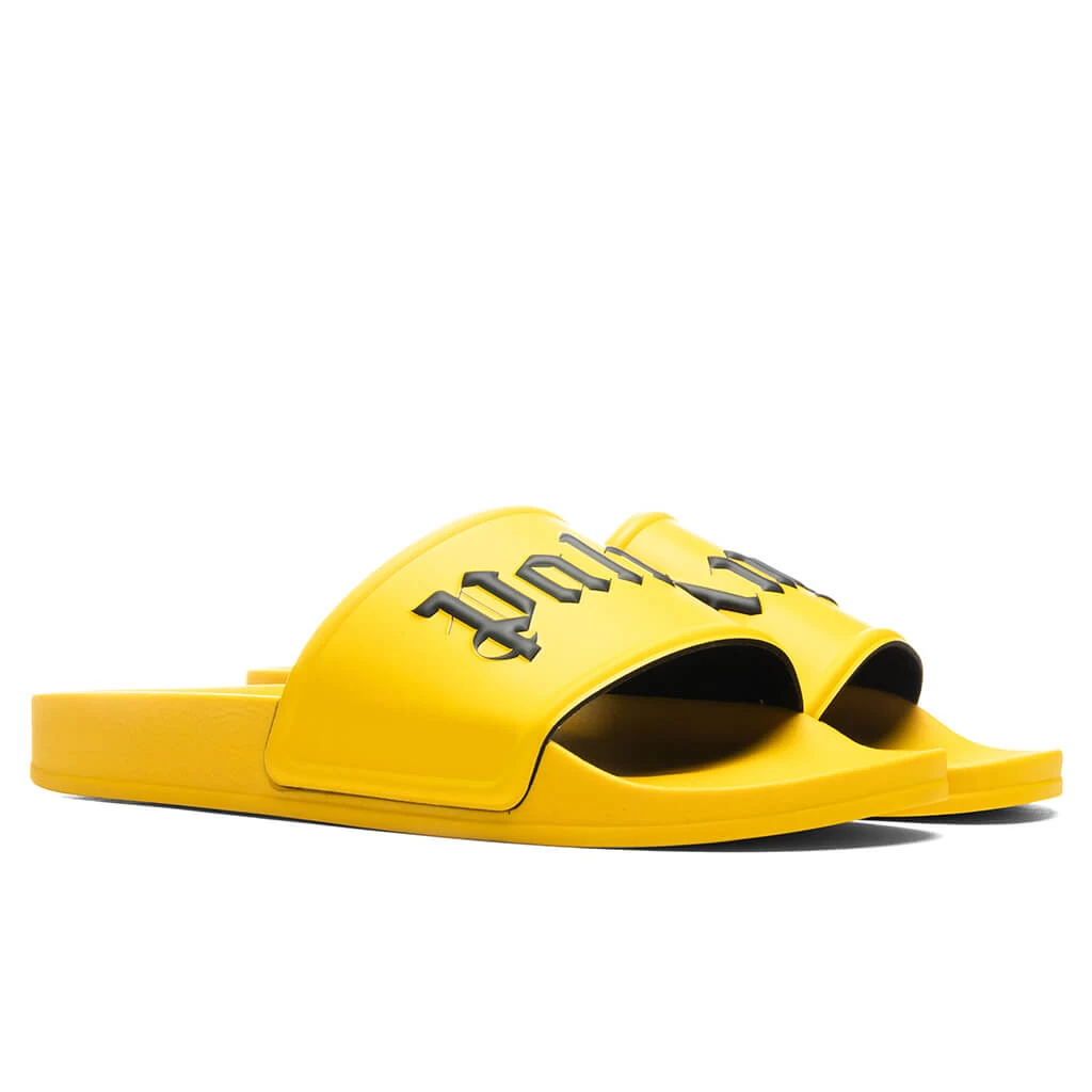 Palm Angels Pool Slide - Yellow/Black 5 Palm Angels Pool Slide - Yellow/Black - Image 3