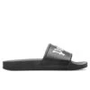 Palm Angels Pool Slider - Black/White -Birkenstock Store Palm Angels Pool Slider Black White PMIC001C99PLA0011001 02 24 2022 01