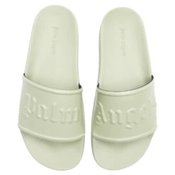 Palm Angels Pool Slider - Mint/Mint -Birkenstock Store Palm Angels Pool Slider Mint Mint PMIC001F22PLA001 5151 11 11 22 Feature DV MG 5