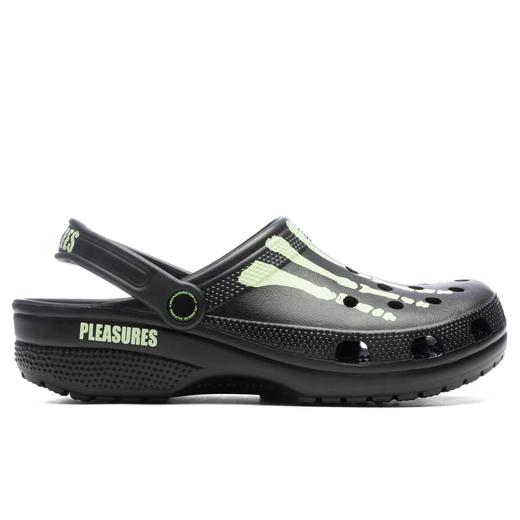 Pleasures X Classic Clog - Black 3 Pleasures X Classic Clog - Black