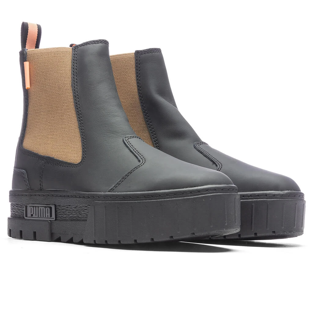 Puma Women's Mayze Chelsea Pop - Black/Tiger's Eye 4 Puma Women's Mayze Chelsea Pop - Black/Tiger's Eye - Image 2