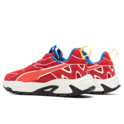 Puma X Joshua Vides Ferrari RS Track - Rosso Corsa/Frosted Ivory -Birkenstock Store Puma x Joshua Vides Ferrari RS Track Red 307998 01 10 08 23 Feature KN 6
