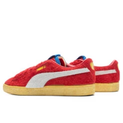 Puma X Joshua Vides Ferrari Suede - White/Black -Birkenstock Store Puma x Joshua Vides Ferrari Suede White 307999 01 10 08 23 Feature KN 7