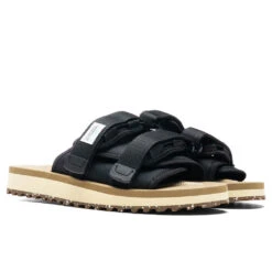 Suicoke Moto Cab Eco - Black/Beige 8 Suicoke Moto Cab Eco - Black/Beige -Birkenstock Store Suicoke Moto Cab Eco Black Beige OG 056CAB ECO BLKBEI 05 23 22 Feature JM 2