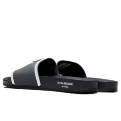 Rubber Pool Slide - Dark Grey -Birkenstock Store Thom Browne Rubber Pool Slide Dark Grey MFL054A 05690 025 08 30 22 Feature JORDAN 3