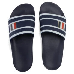 Trompe L'oeil Pool Slide - Charcoal 9 Trompe L'oeil Pool Slide - Charcoal -Birkenstock Store Thom Browne Trompe L oeil Pool Slide Charcoal MFL054M 05690 015 06 19 2021 01 4
