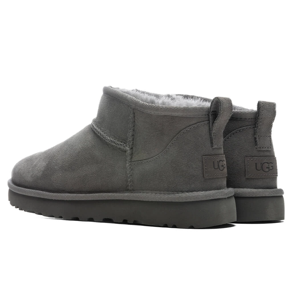 Ugg Women's Classic Ultra Mini Boot - Grey 5 Ugg Women's Classic Ultra Mini Boot - Grey - Image 3