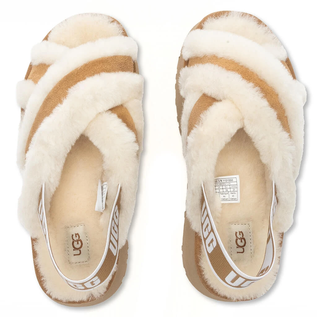 Ugg Women's Disco Cross Slide - Chestnut 6 Ugg Women's Disco Cross Slide - Chestnut - Image 4