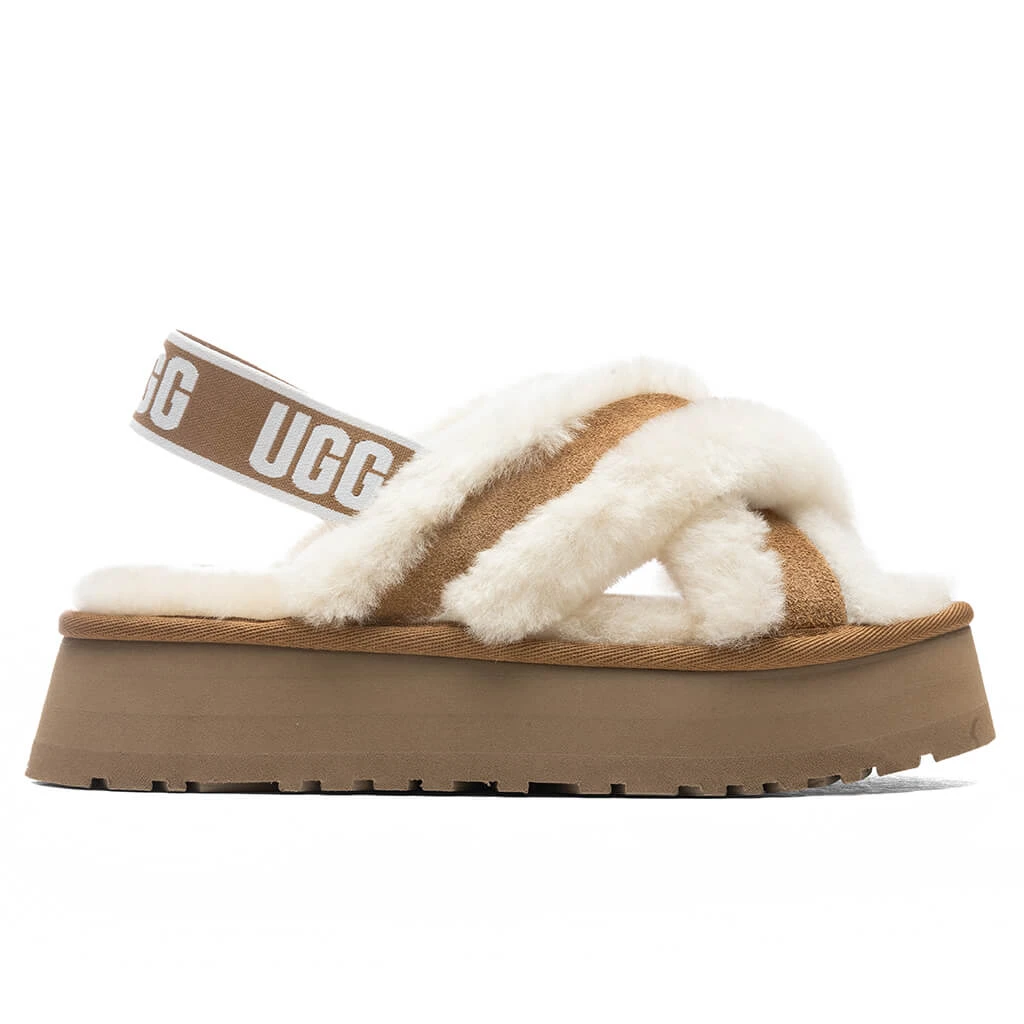 Ugg Women's Disco Cross Slide - Chestnut 3 Ugg Women's Disco Cross Slide - Chestnut