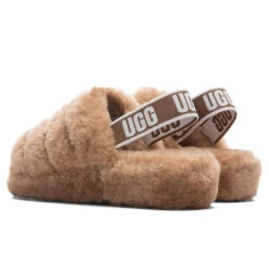 Ugg Women's Fluff Yeah Slide - Chestnut -Birkenstock Store UGG Women s Fluff Yeah Slide Chestnut 1095119 CHE 11 05 2021 01 3