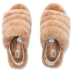 Ugg Women's Fluff Yeah Slide - Chestnut -Birkenstock Store UGG Women s Fluff Yeah Slide Chestnut 1095119 CHE 11 05 2021 01 4
