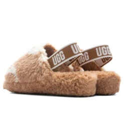 Ugg Women's Fluff Yeah Slide Cow Print - Mesa/Sand -Birkenstock Store UGG Women s Fluff Yeah Slide Cow Print Mesa Sand 1125592 MSS 11 05 2021 01 3